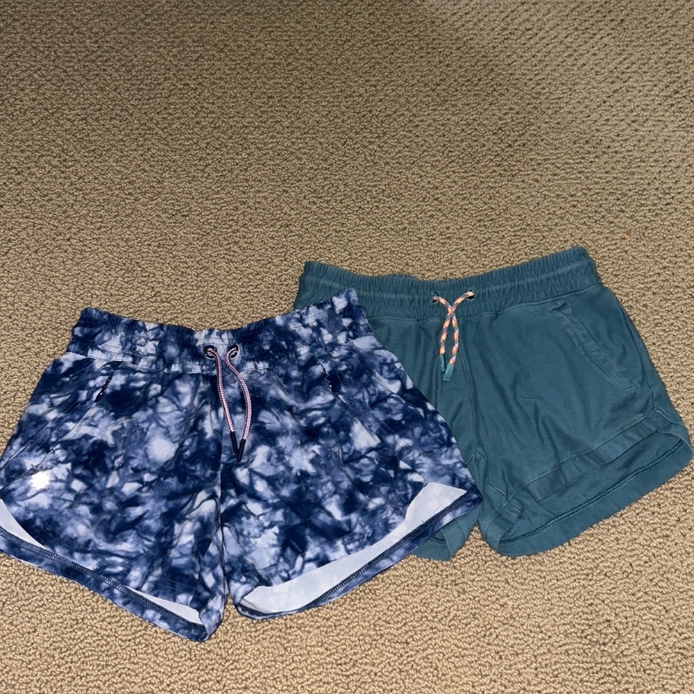 2 athleta shorts